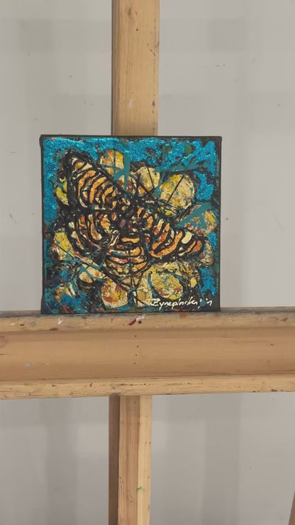 Sessiz Kelebek Yağlı Boya Tablosu