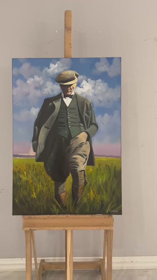 Atatürk’ün Işığında Yağlı Boya Tablosu