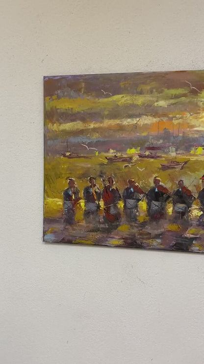 Kız Kulesi Orkestrası Yağlı Boya Tablosu