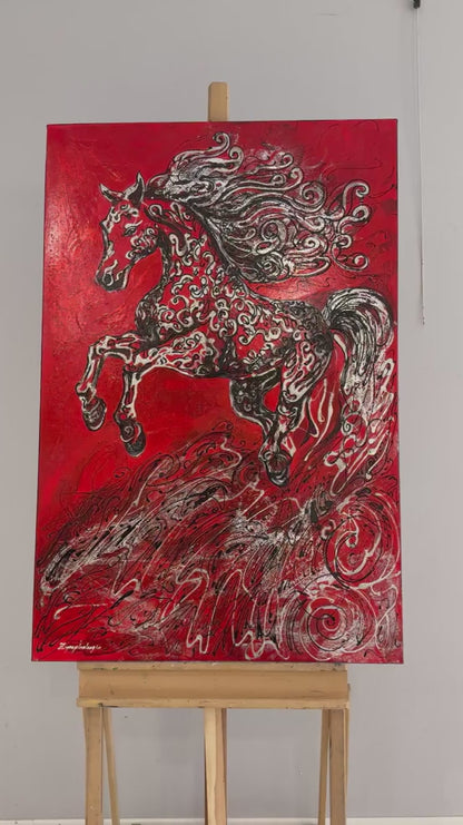 Uçuşan Yele Yağlı Boya Tablosu