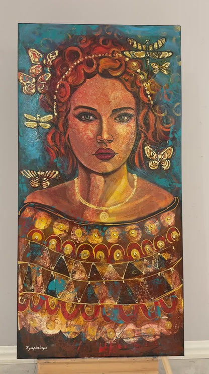 Gizemli Ruh Yağlı Boya Tablosu