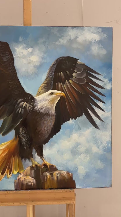 Kartalın Zirvesi Yağlı Boya Tablosu