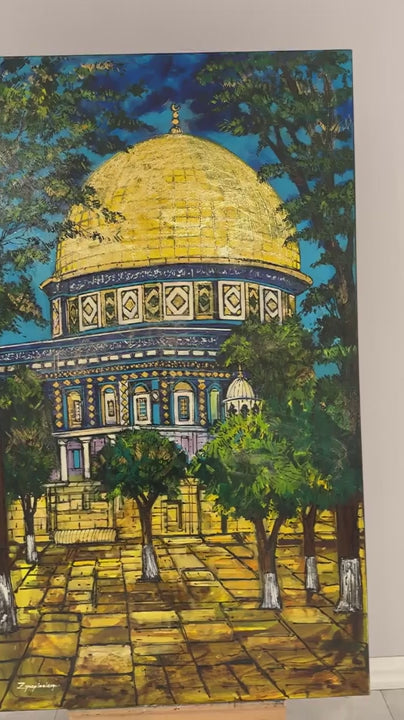 Kubbetü’s Sahra Yağlı Boya Tablosu