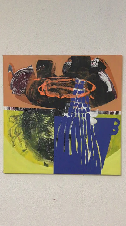 Soyut Zamanlar Yağlı Boya Tablosu