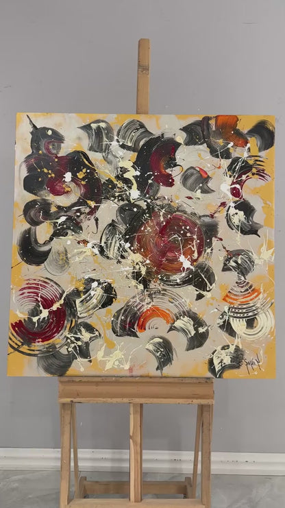 Bilinç ve Yansıma Yağlı Boya Tablosu