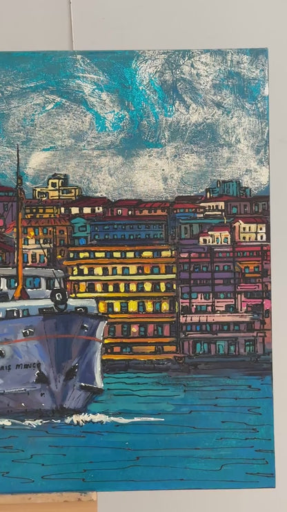 Barış Manço’nun İzinde Yağlı Boya Tablosu