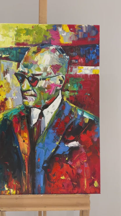 Atatürk'ün Liderliği Siparişe Özel Yağlı Boya Tablo