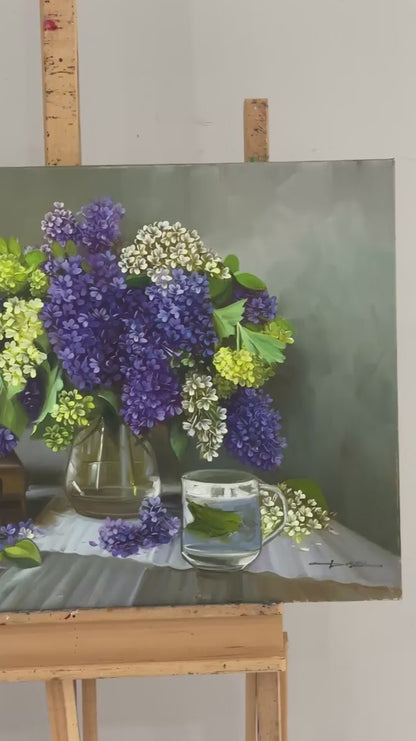 Vazoda Saflık Yağlı Boya Tablosu