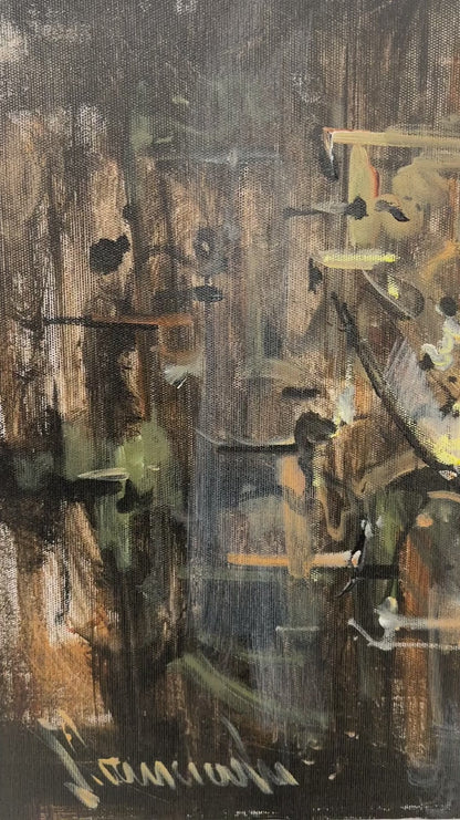 Sonsuz Bir Buluşma Yağlı Boya Tablosu