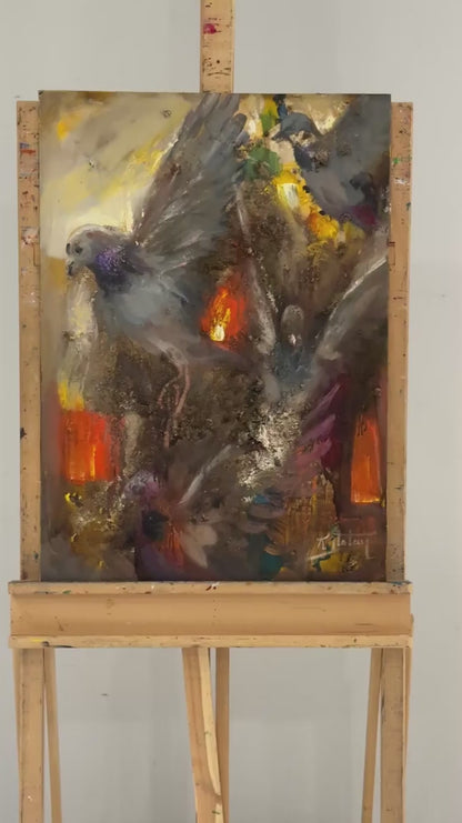 Göğe Bırakılan Yağlı Boya Tablosu