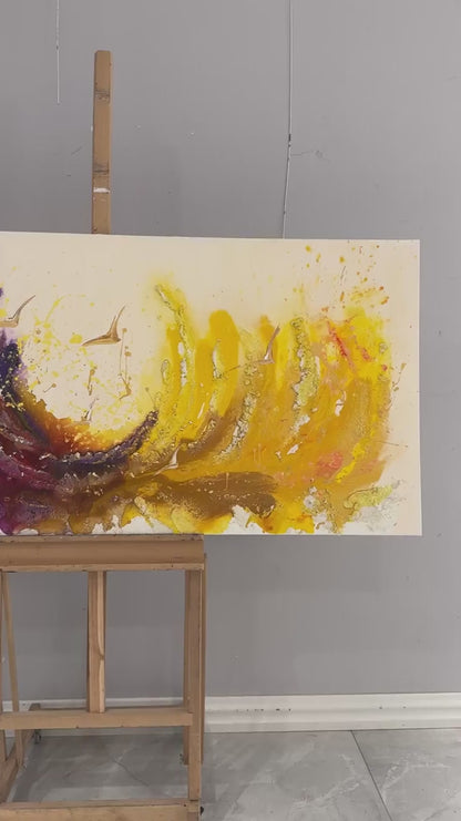 Ruhun Altın Çemberi Yağlı Boya Tablosu