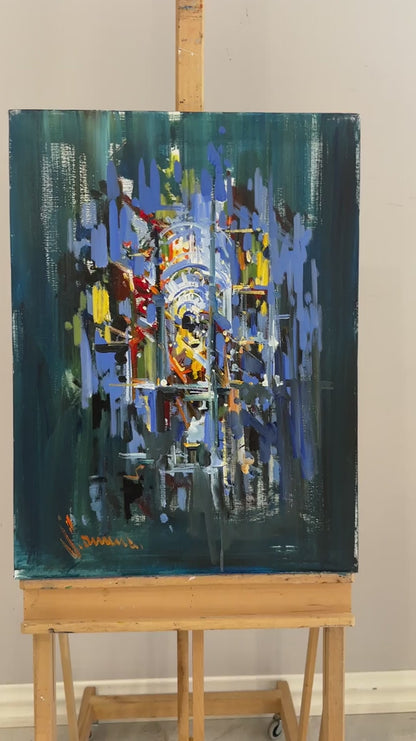 Kaos ve Düzen Yağlı Boya Tablosu