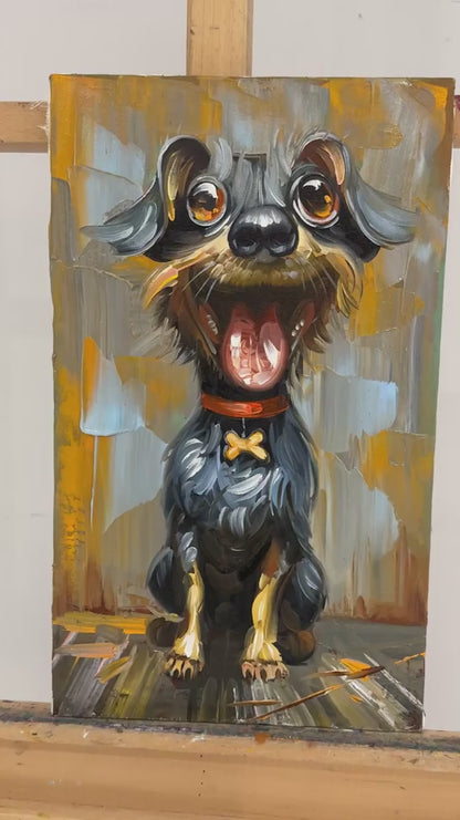 Pati Gülüşü Yağlı Boya Tablosu