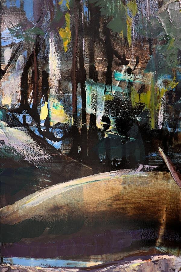 Ren Geyiği Yağlı Boya Tablosu