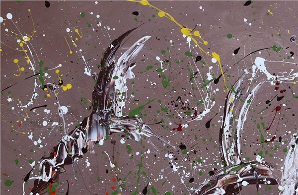 Kuşların İzleri Yağlı Boya Tablosu