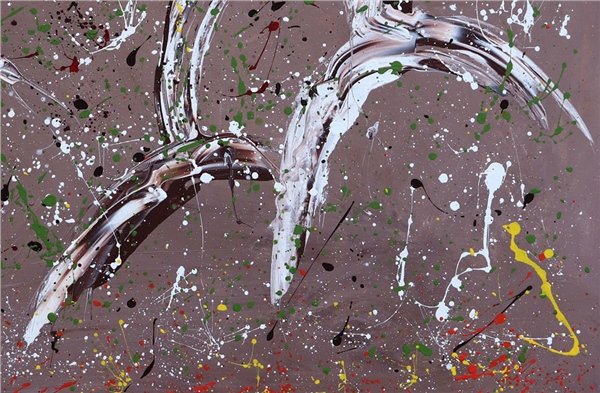 Kuşların İzleri Yağlı Boya Tablosu