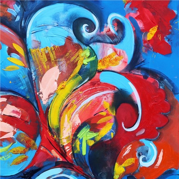 Zamanın Dokusu Yağlı Boya Tablosu