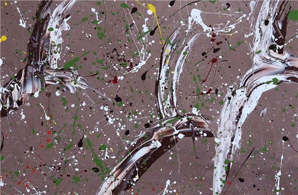 Kuşların İzleri Yağlı Boya Tablosu