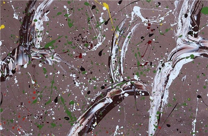 Kuşların İzleri Yağlı Boya Tablosu