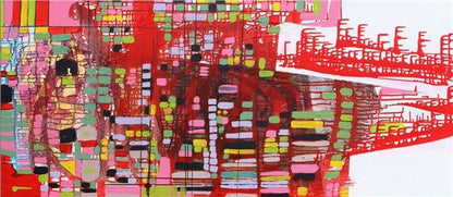 Renklerin Coşkusu Yağlı Boya Tablosu