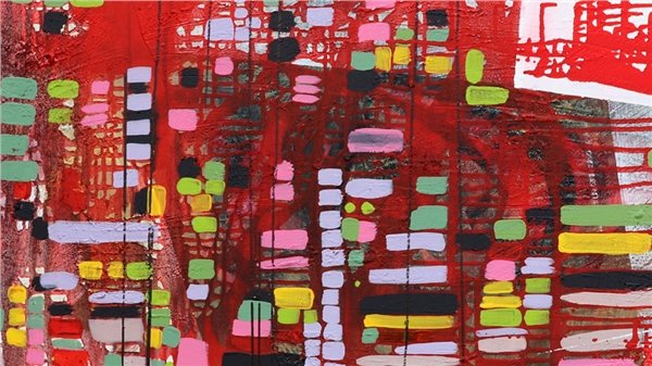 Renklerin Coşkusu Yağlı Boya Tablosu