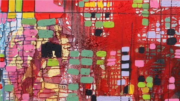 Renklerin Coşkusu Yağlı Boya Tablosu