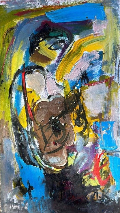 Renkli Serenad Yağlı Boya Tablosu