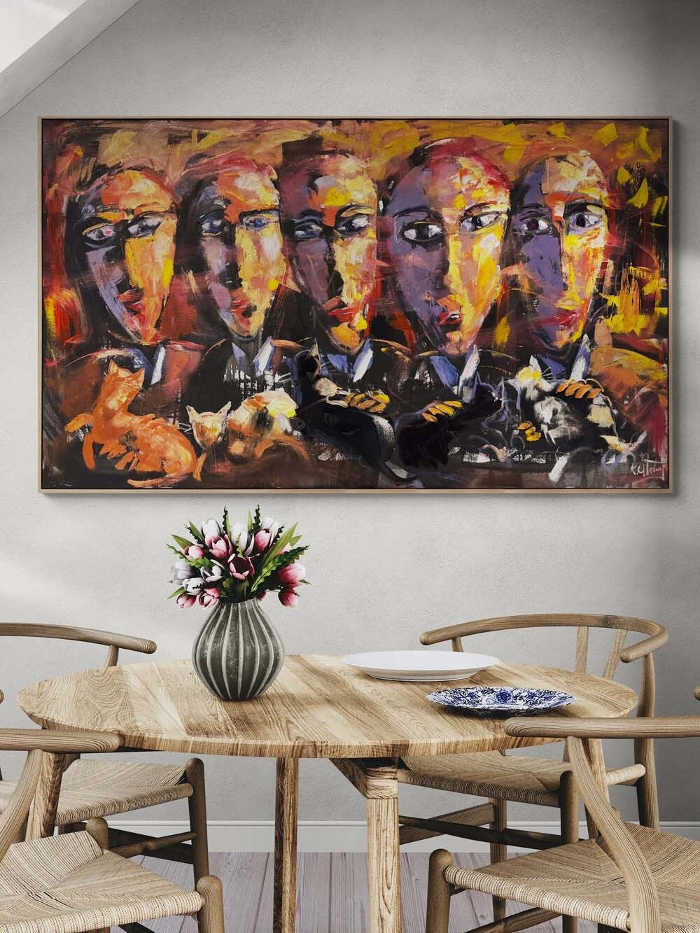 Ruhun Tınısı Yağlı Boya Tablosu