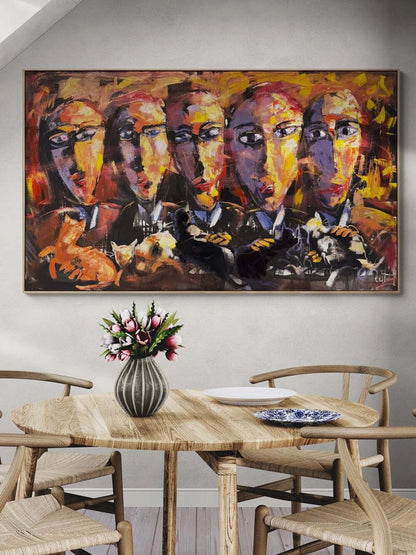 Ruhun Tınısı Yağlı Boya Tablosu