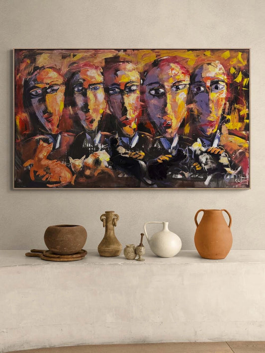 Ruhun Tınısı Yağlı Boya Tablosu