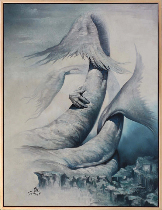 Rüyada Gerçeklik Yağlı Boya Tablosu