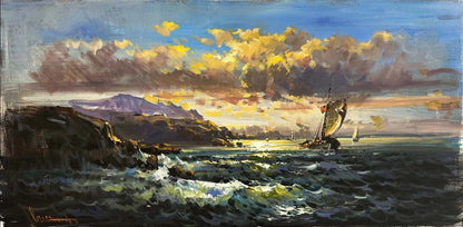 Rüzgarın İzinde Yağlı Boya Tablosu