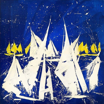 Rüzgarın Serenatı Dansı Yağlı Boya Tablosu