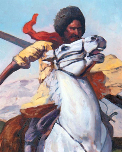 Güç ve Şahlanış Yağlı Boya Tablosu