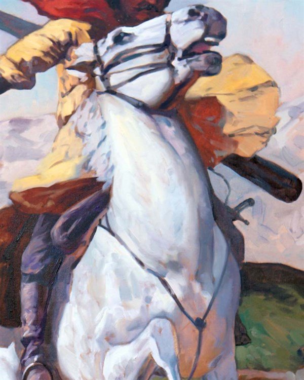 Güç ve Şahlanış Yağlı Boya Tablosu