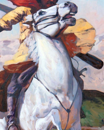 Güç ve Şahlanış Yağlı Boya Tablosu