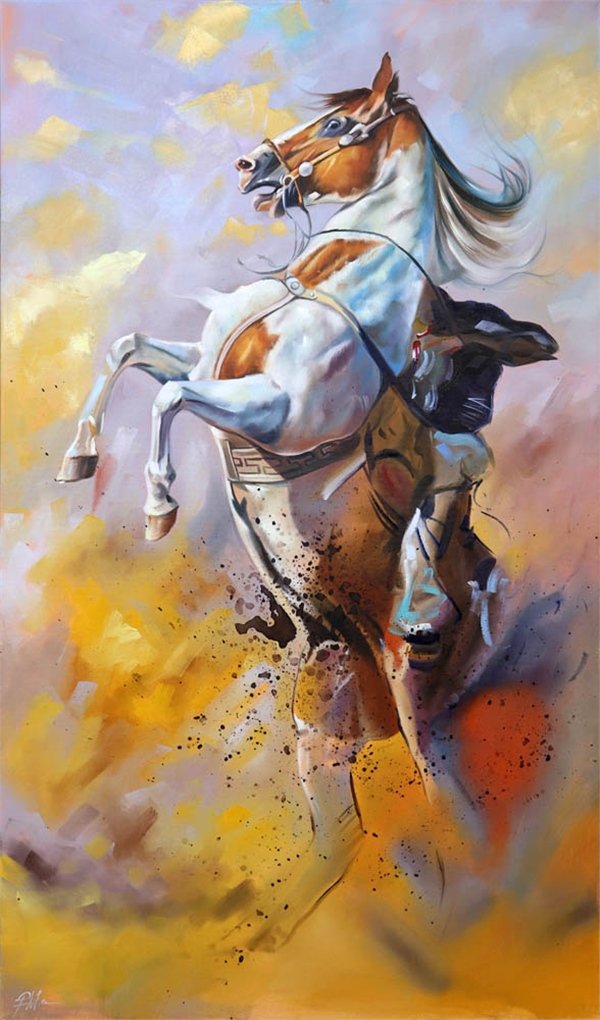 Şahlanış Yağlı Boya Tablosu