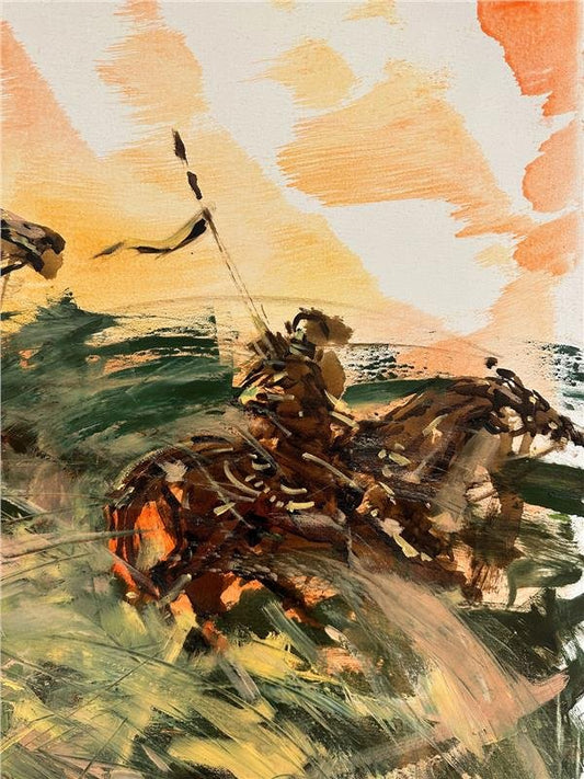 Savaş Akımı Başlasın Yağlı Boya Tablosu