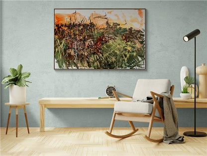 Savaş Akımı Başlasın Yağlı Boya Tablosu