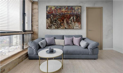 Savaş Zamanı Yağlı Boya Tablosu