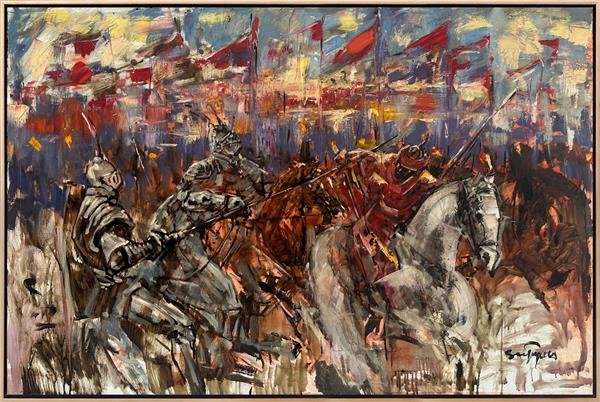 Savaş Zamanı Yağlı Boya Tablosu