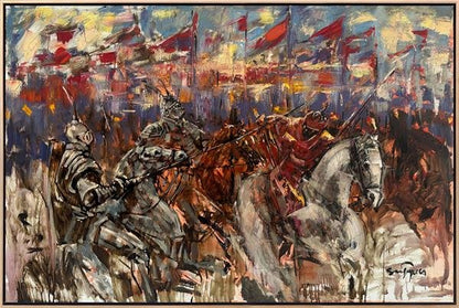 Savaş Zamanı Yağlı Boya Tablosu