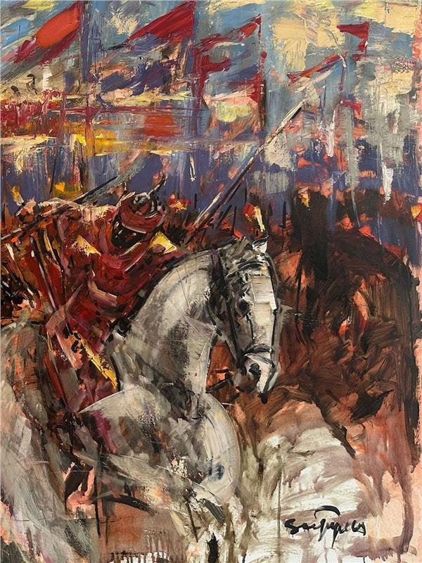 Savaş Zamanı Yağlı Boya Tablosu