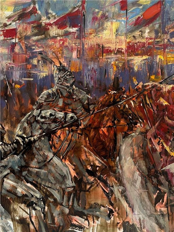 Savaş Zamanı Yağlı Boya Tablosu