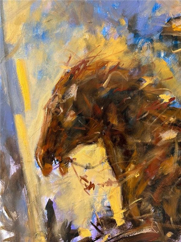 Savaşçı Yağlı Boya Tablosu