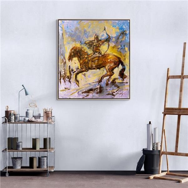 Savaşçı Yağlı Boya Tablosu