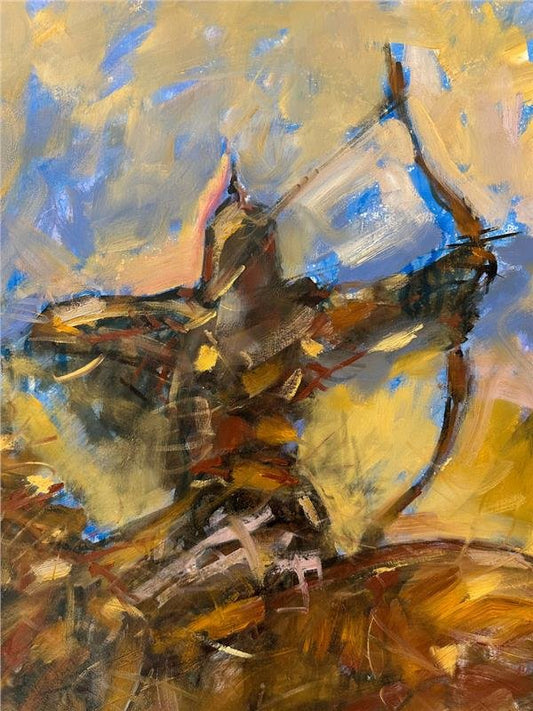 Savaşçı Yağlı Boya Tablosu