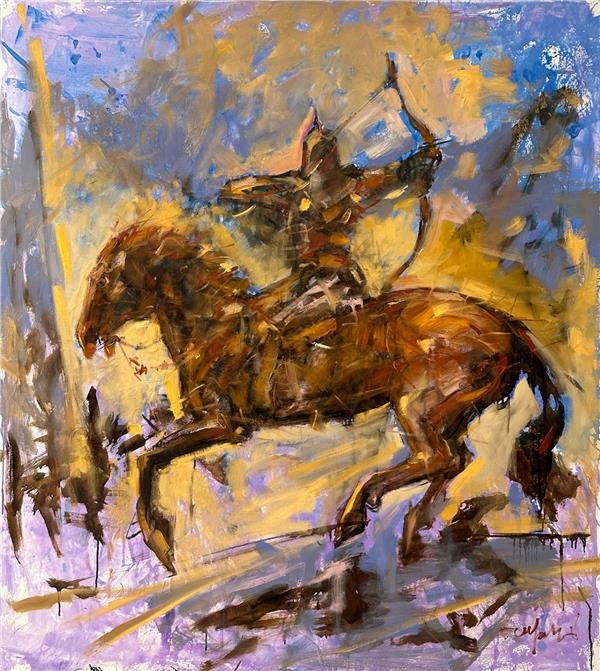 Savaşçı Yağlı Boya Tablosu