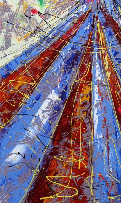 Semazenlerin İç Dünyası Yağlı Boya Tablosu