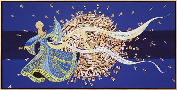 Semazenin Zikri Yağlı Boya Tablosu